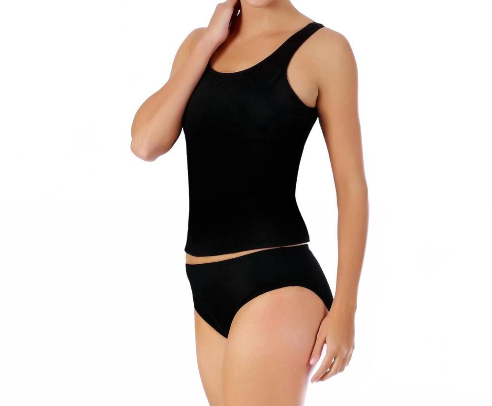 NEW INSTANTFIGURE swimwear with super slimming control and wide tankini top in b